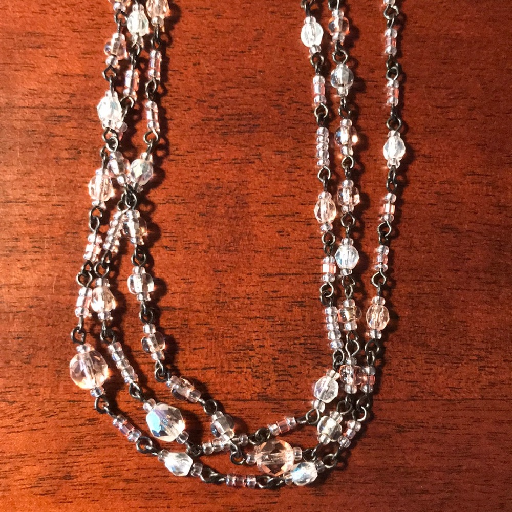 Beaded Multi-Chain Necklace